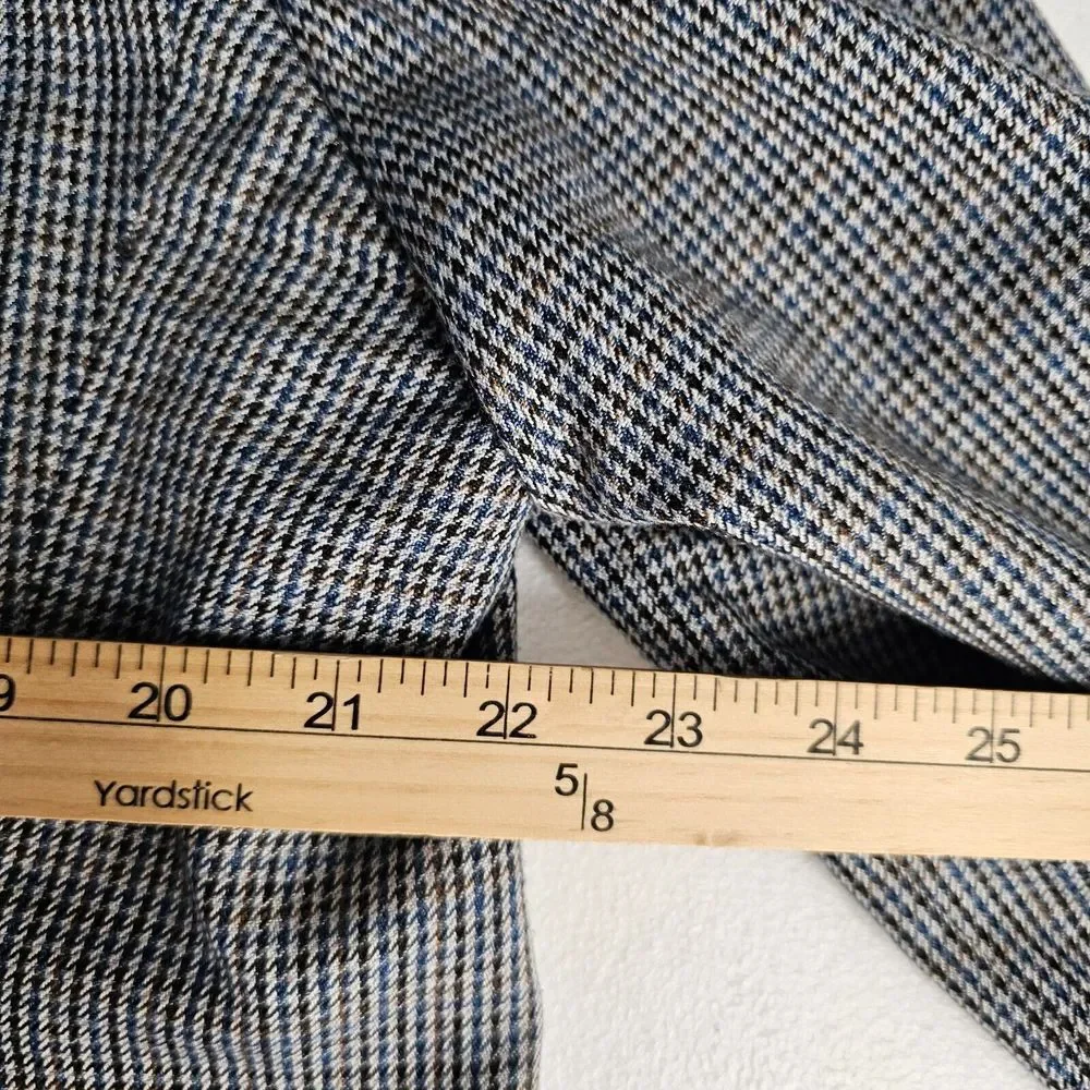 Lauren Ralph Lauren Houndstooth Sport Coat Blazer Mens Size 44R 2 Button EUC‎